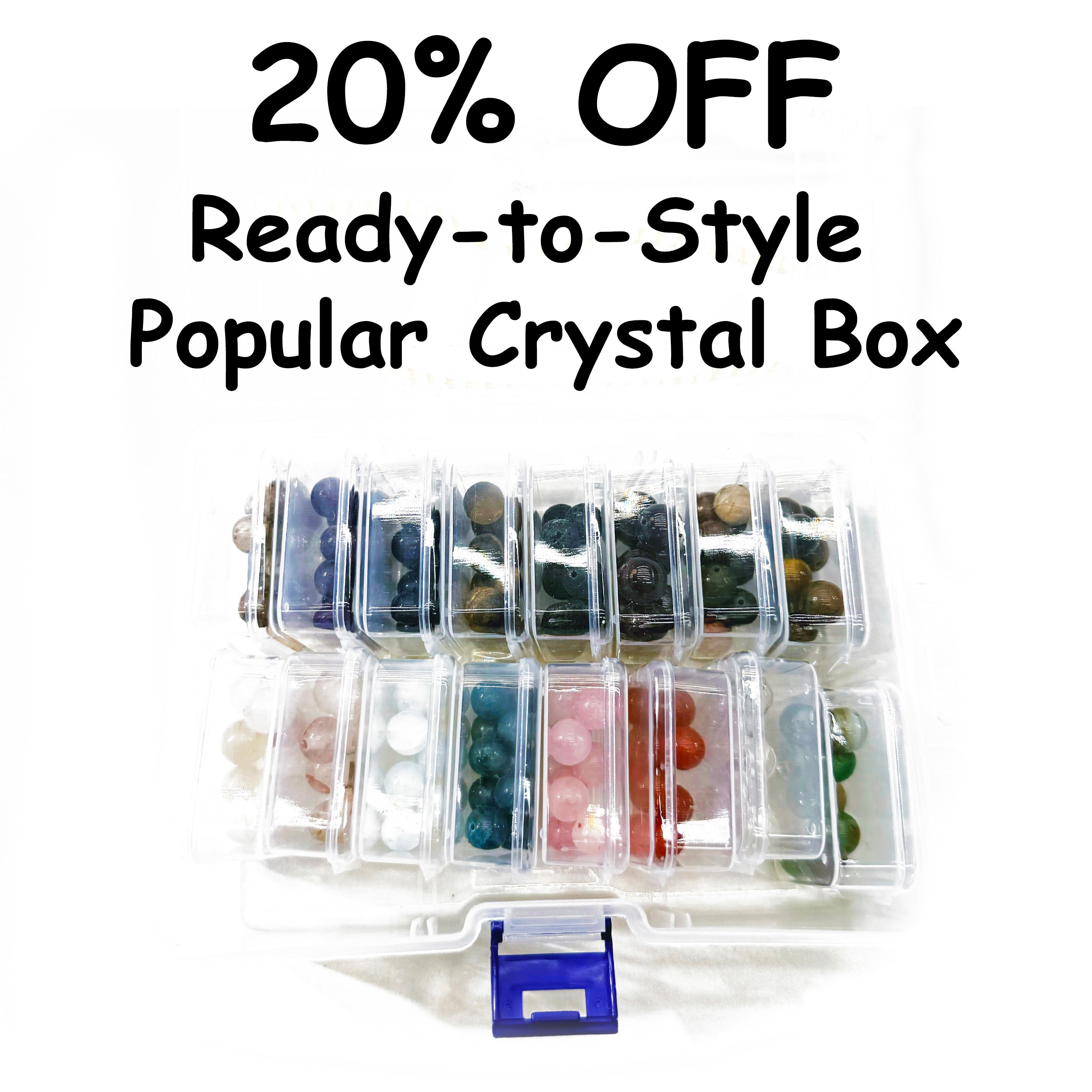 SC39]10mm Crystal Box