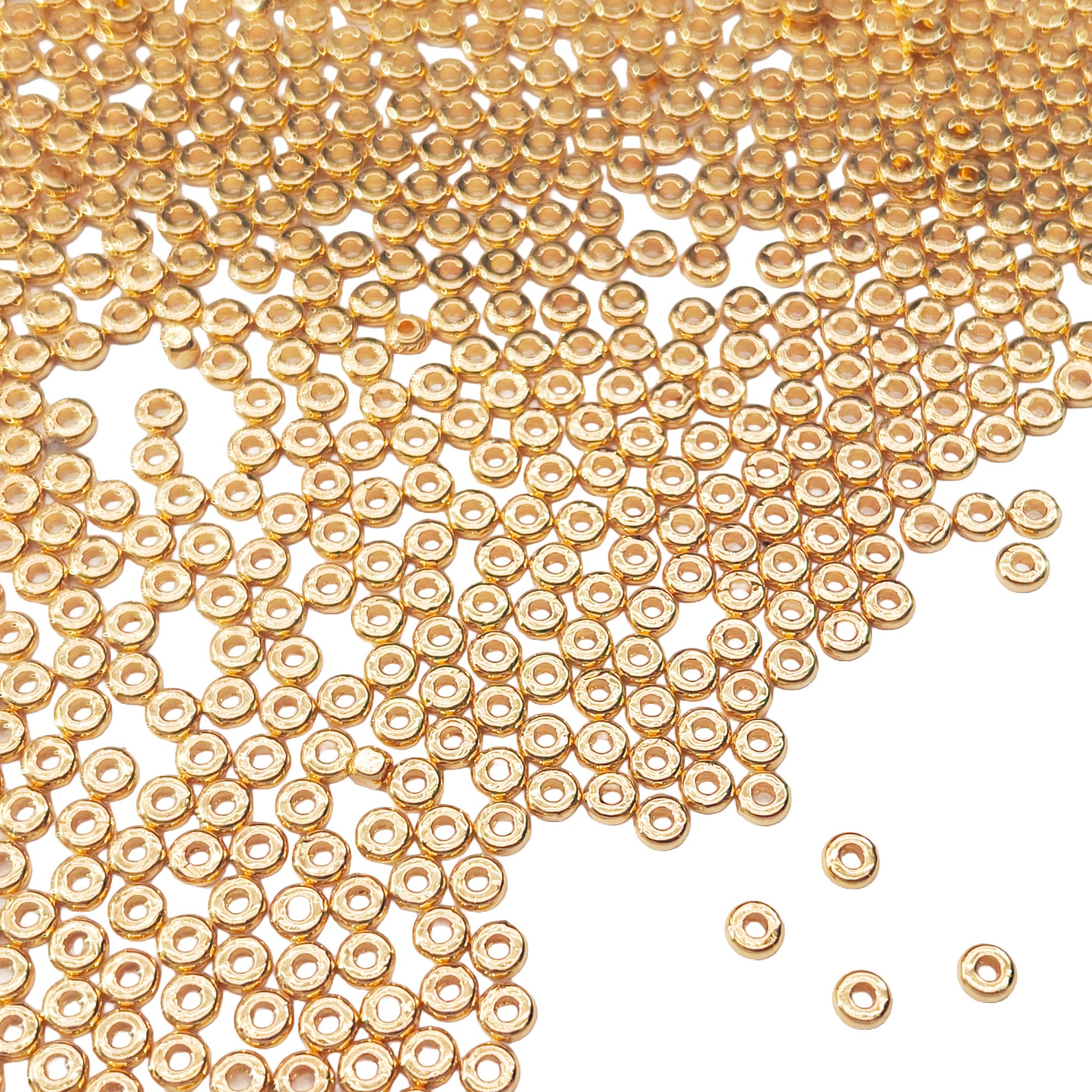 L2022]Donut Spacer 2mm Goldie