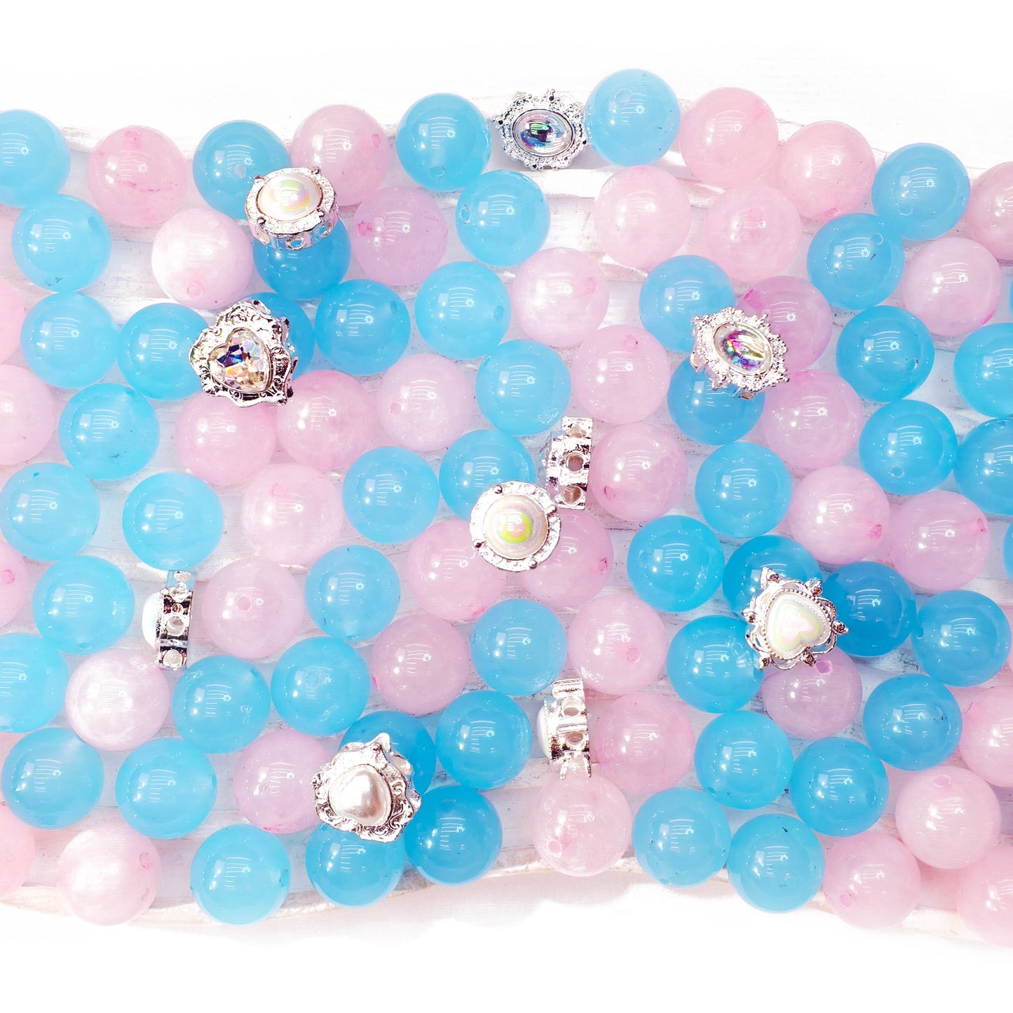 L1390]Crystal Pastel Bubbles
