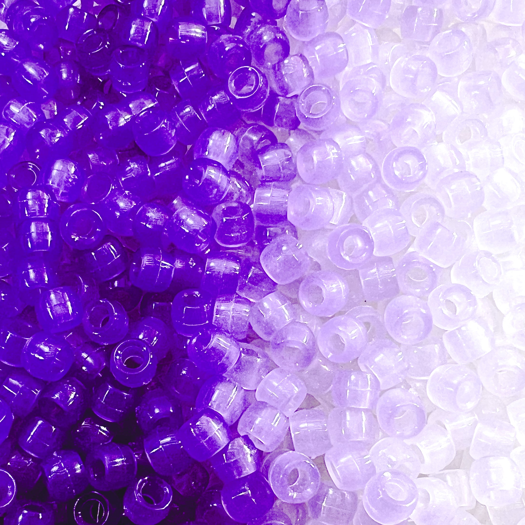 B05]UV&Glow Barrel Beads