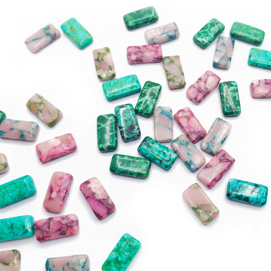 L1722]Crystal Seafoam&Blossom