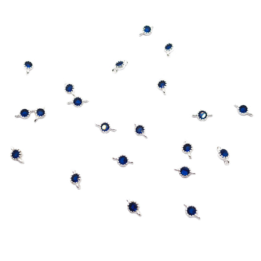 L1747]Zirconia Pendant Blue