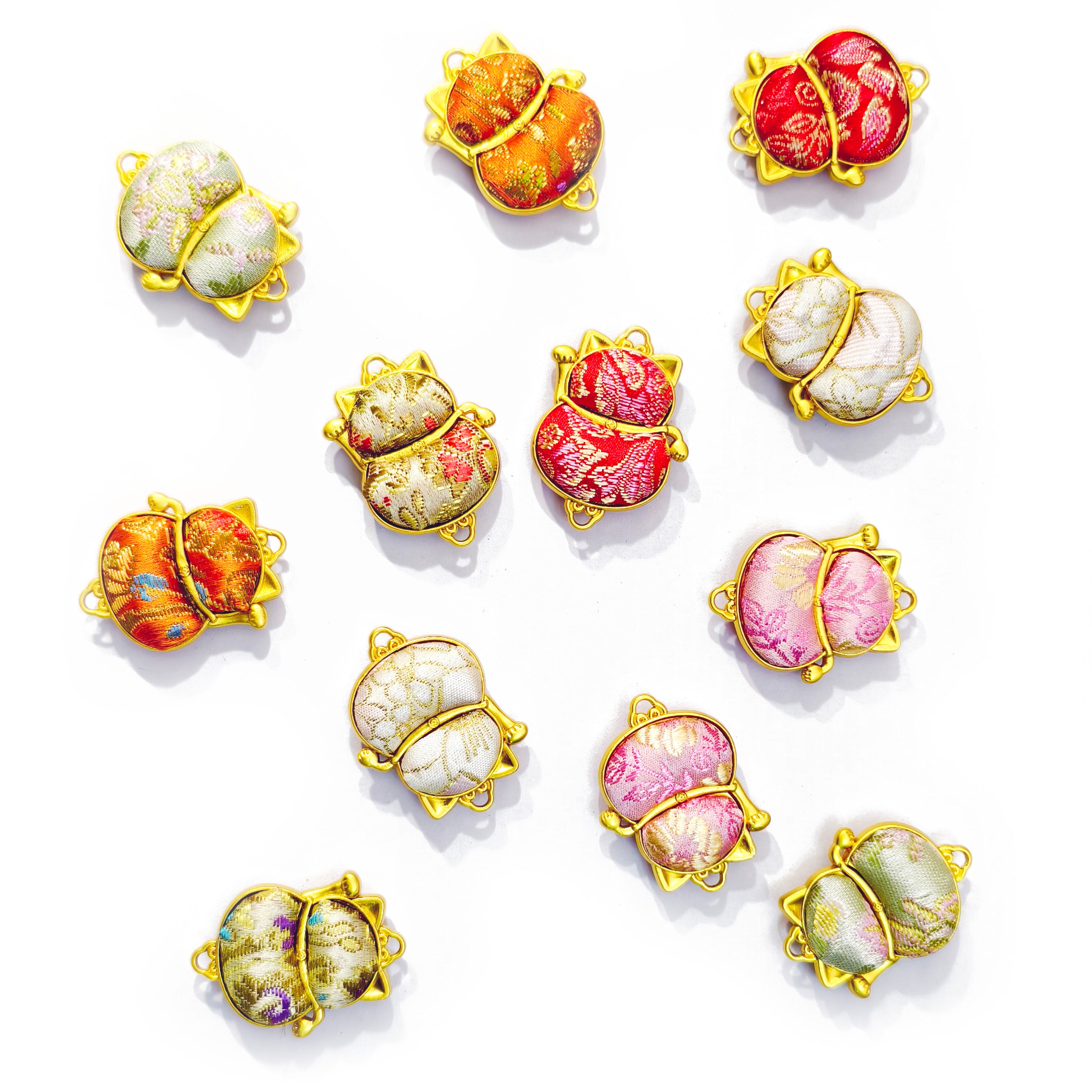 L1293]Brocade Fortune Kitty
