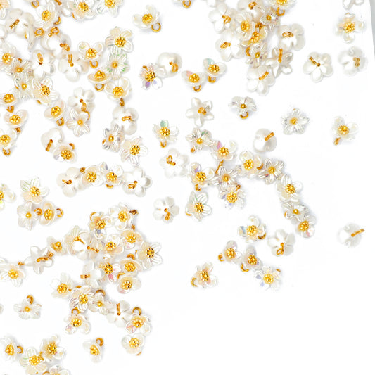 L963]Flower Shower Ivory