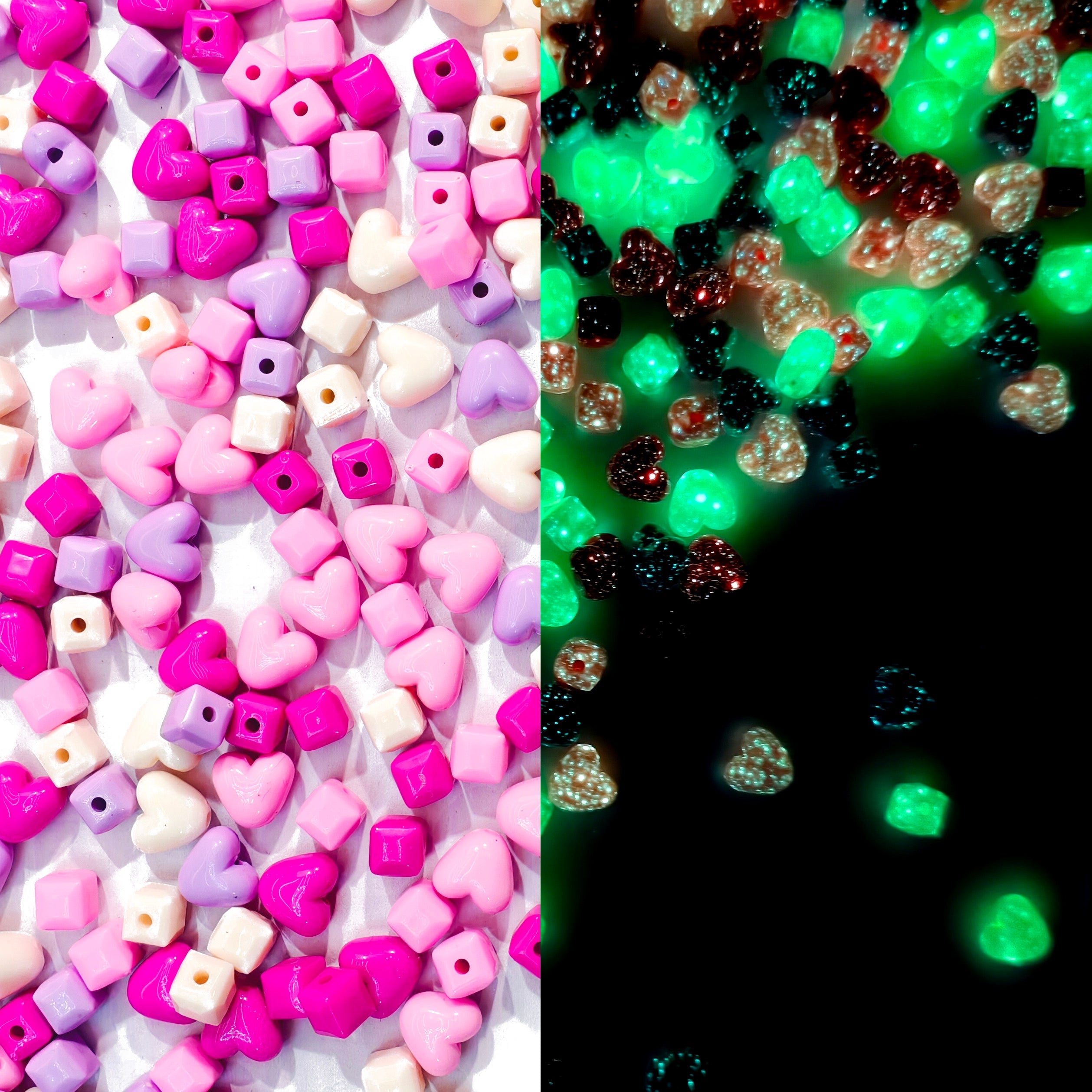 L1355]Macaron Heart Glow