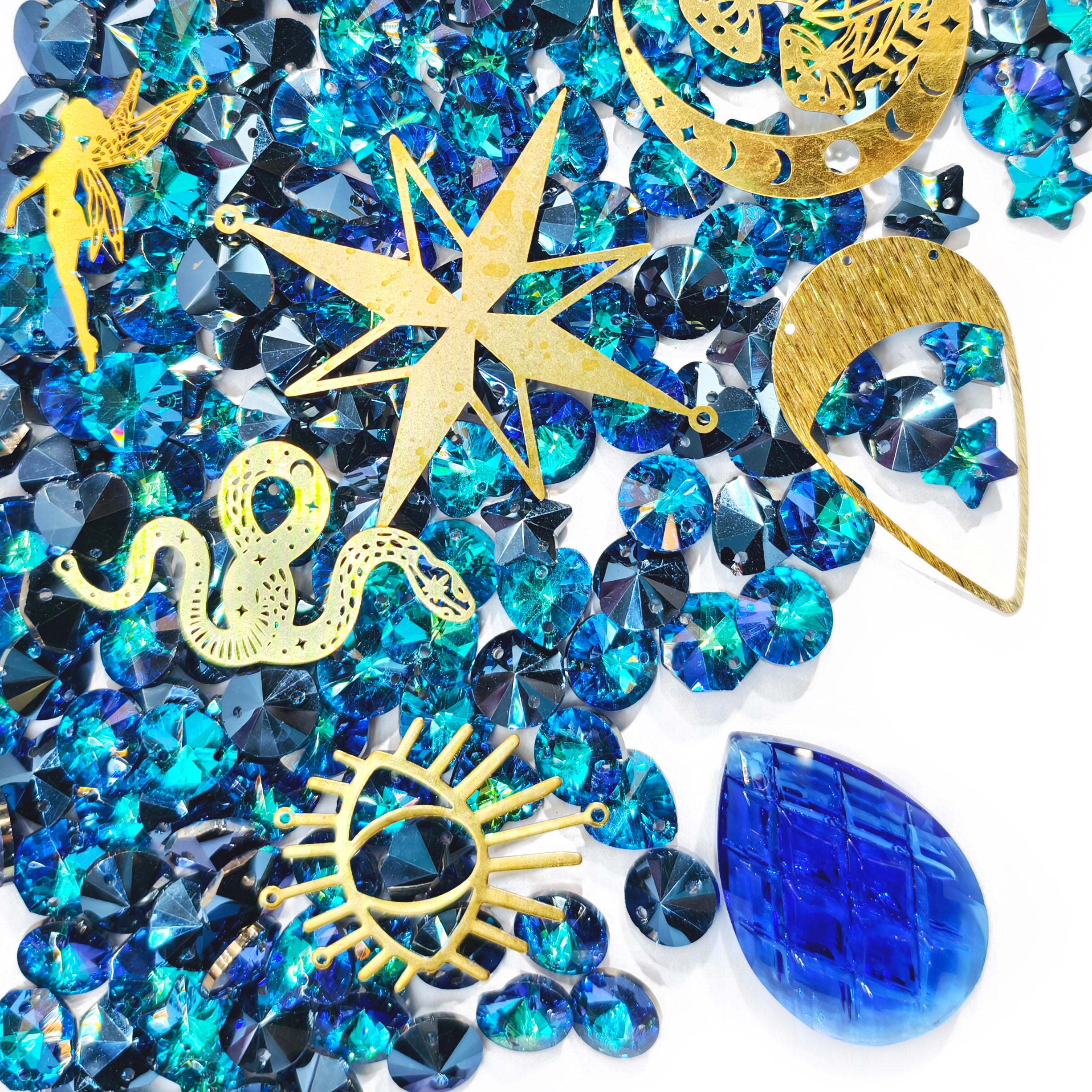 L1168]Suncatcher Sapphire Serpent