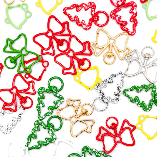 L2044]Xmas Keychain Clasp
