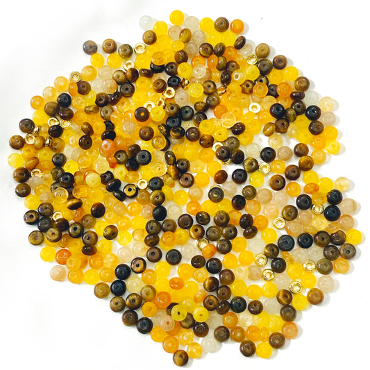 L318]Crystal Spacer Amber