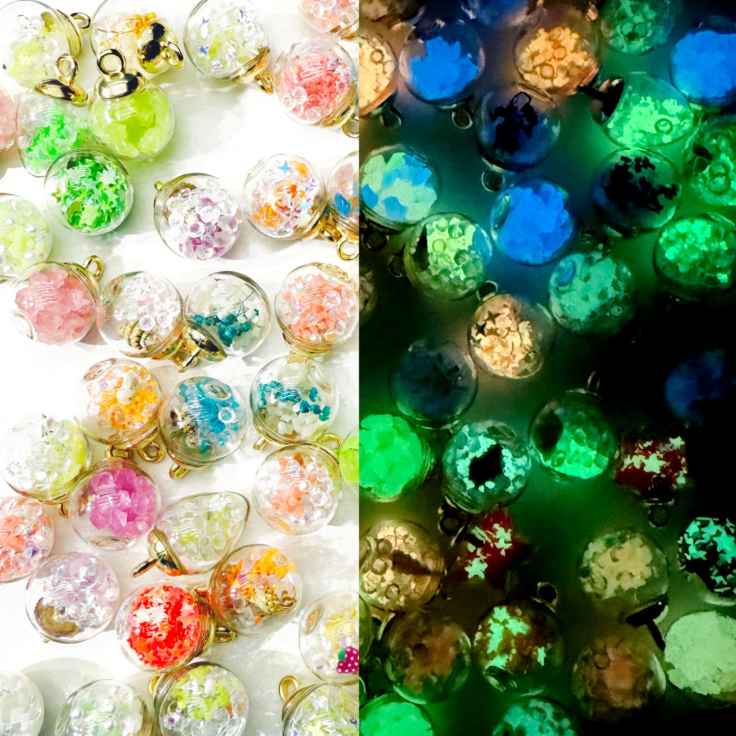 L386]Bubble Pendants Glow