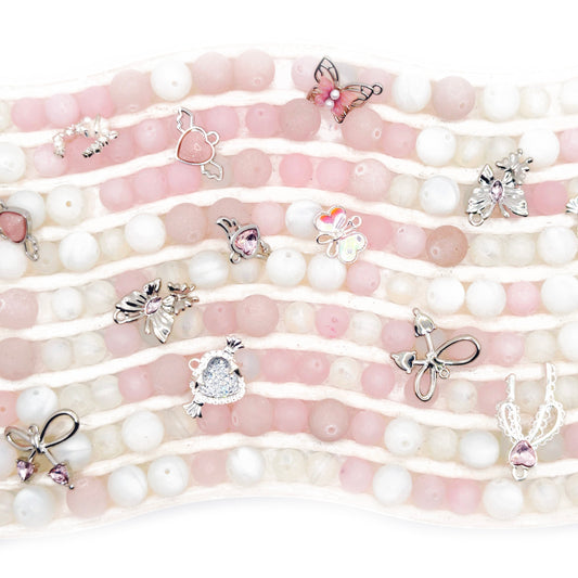L1755]Crystal Frosty Petals