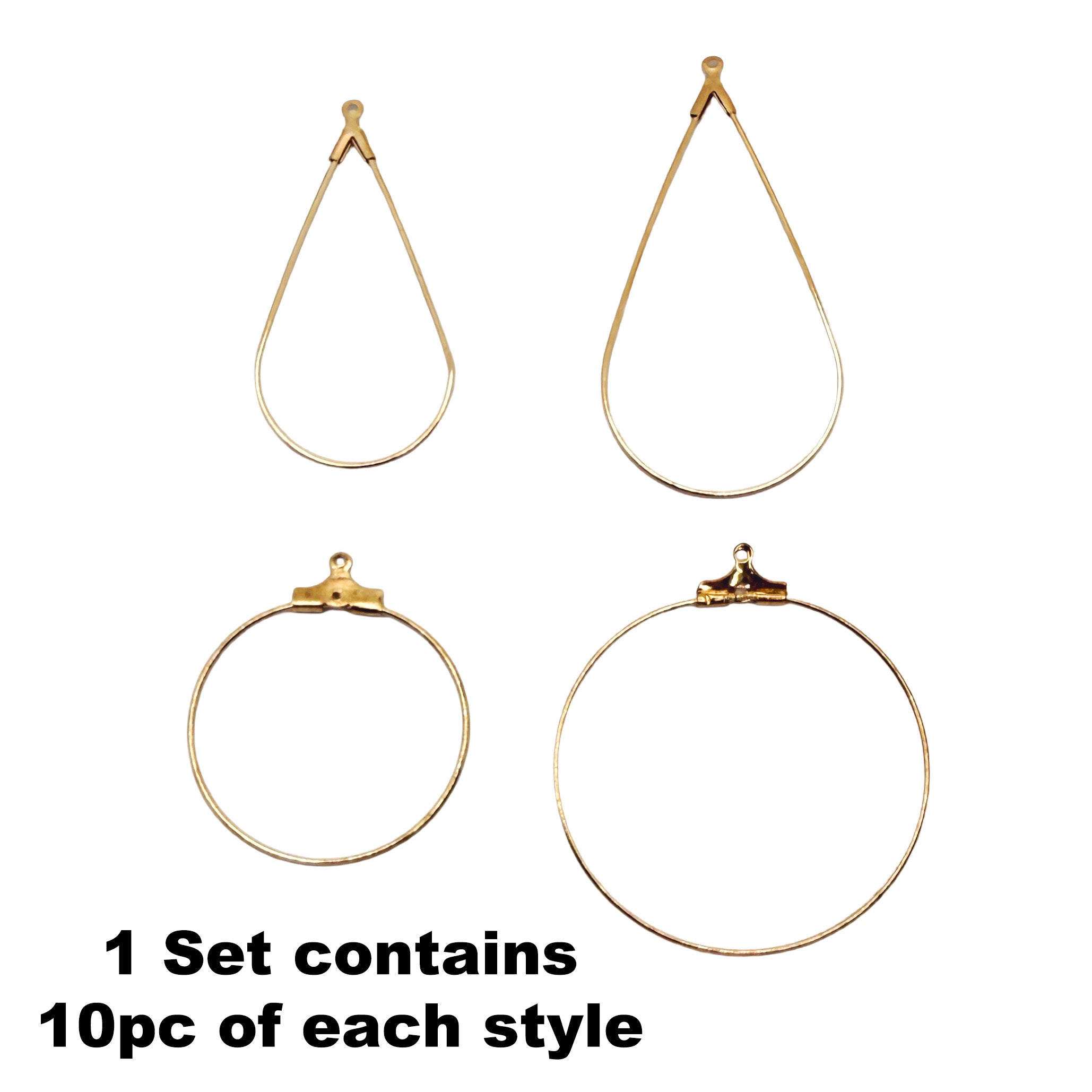 L1817]DIY Earring Frames Goldie