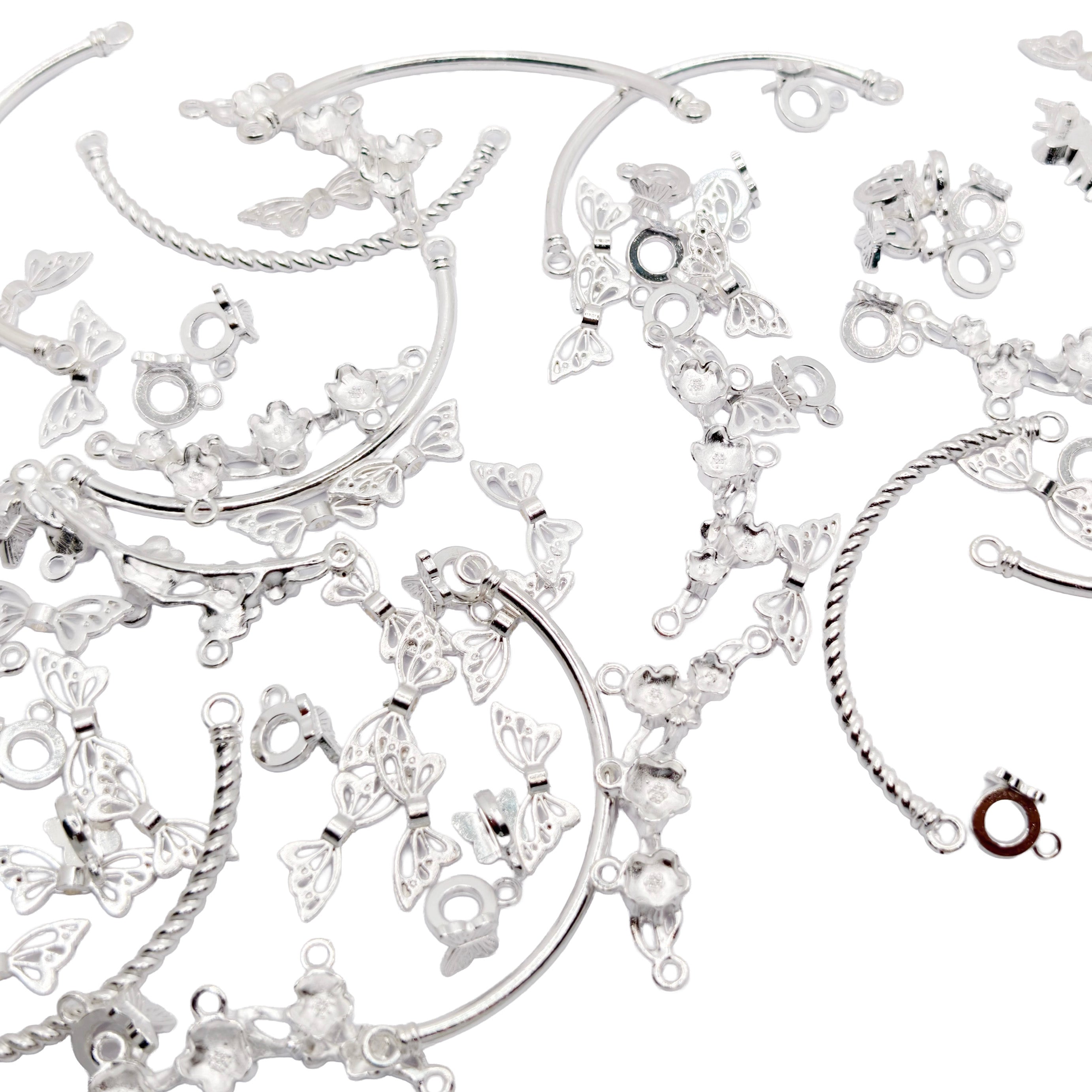 L1876]Half Bangle&Butterfly