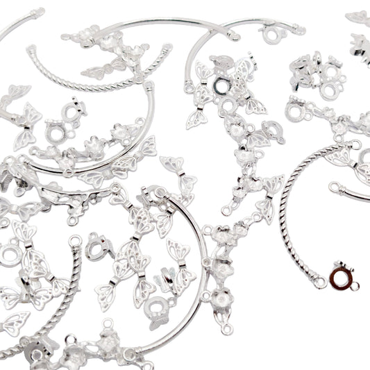 L1876]Half Bangle&Butterfly