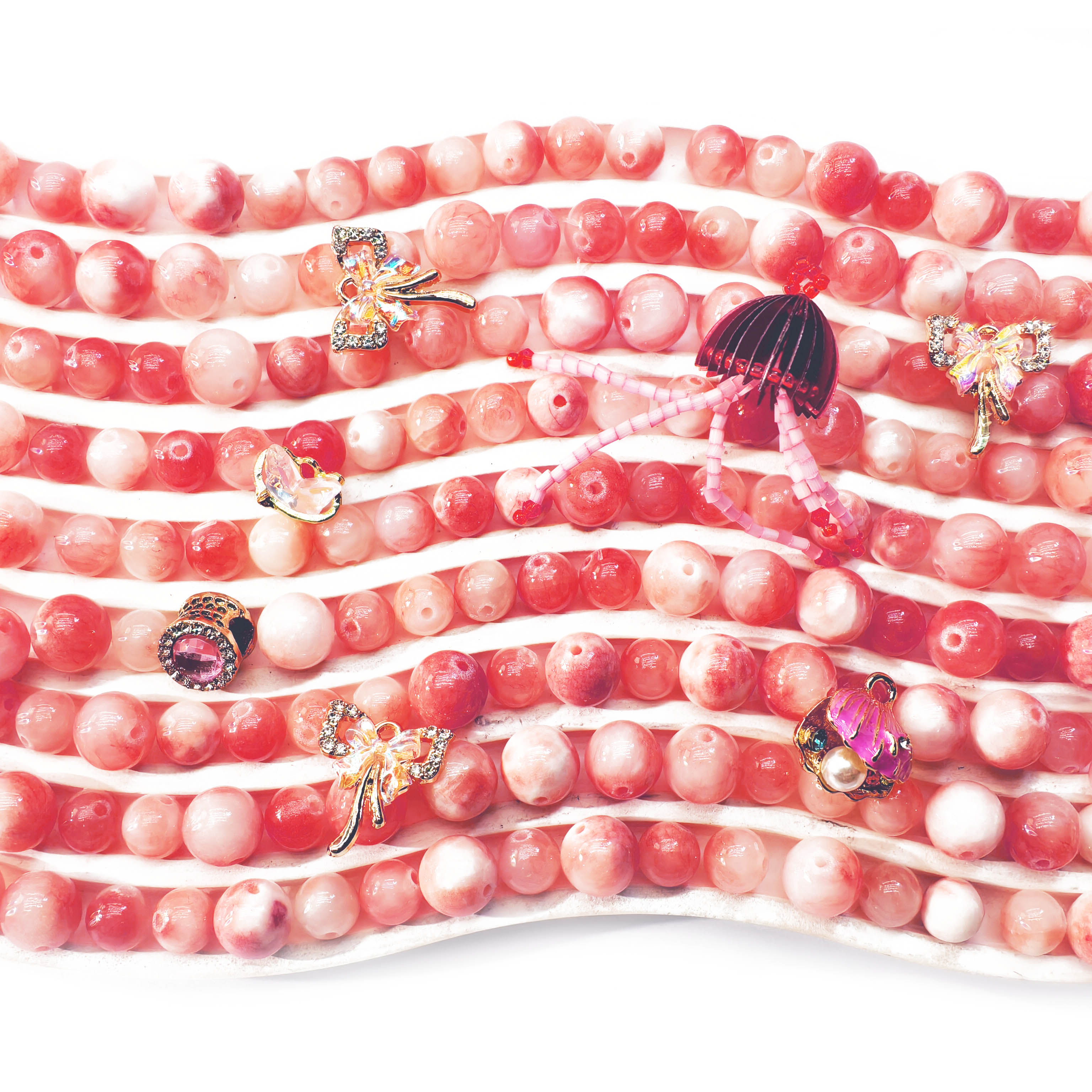 L695]Crystal Jolly Peach 2.0