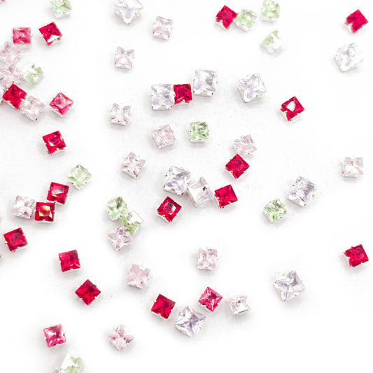 L1525]Zirconia Rose Garden