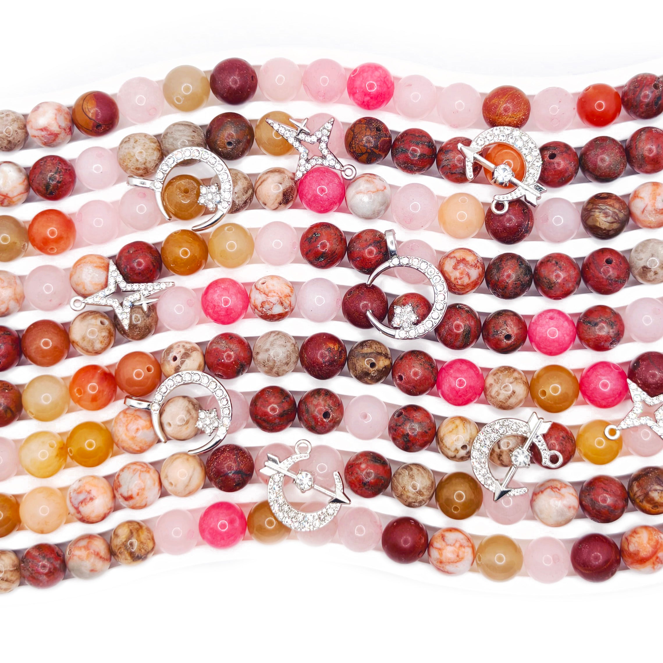 L1912]Crystal Terracotta Starry