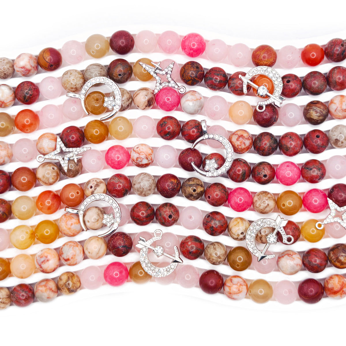 L1912]Crystal Terracotta Starry