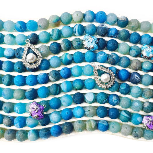 L1597]Crystal Druzy Lagoon